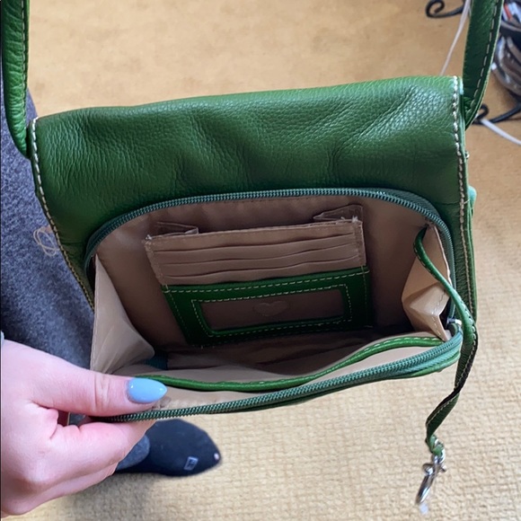 Green Giani Bernini cross body bag - Picture 3 of 4